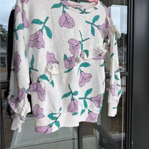 Jessica Simpson Kids Floral Matching Set - White and Purple